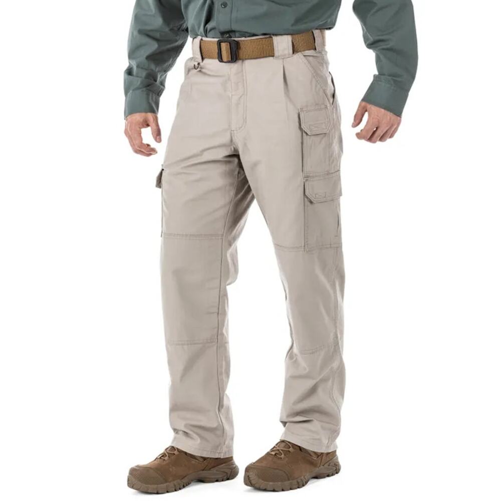 5.11 Tactical Men's Cotton Canvas Pant 40Wx34L in Khaki Regular Fit 7‎ Pockets
